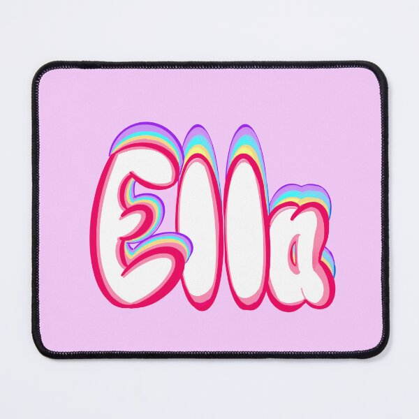 Item preview, Ella popular girls and women first name in white and pastels. Personalized personalised customised name Ella designed and sold by Artonmytee.