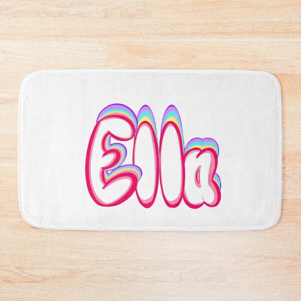 Item preview, Ella popular girls and women first name in white and pastels. Personalized personalised customised name Ella designed and sold by Artonmytee.