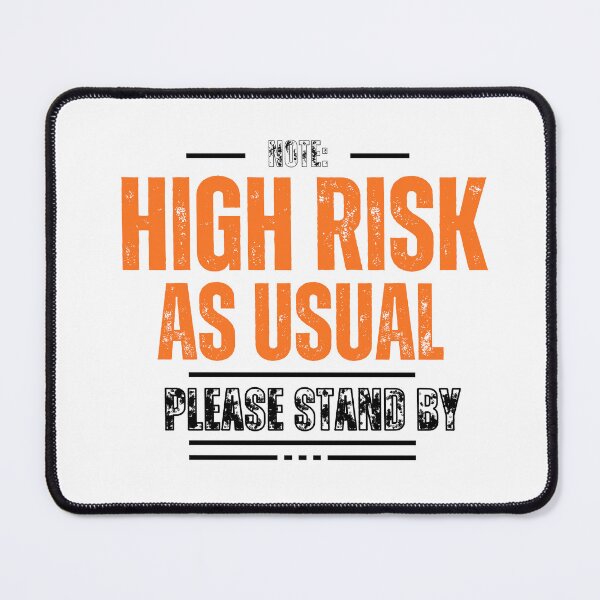 Item preview, high risk as usual  designed and sold by Gerardo Segismundo.