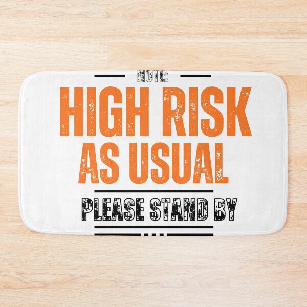 Item preview, high risk as usual  designed and sold by Gerardo Segismundo.