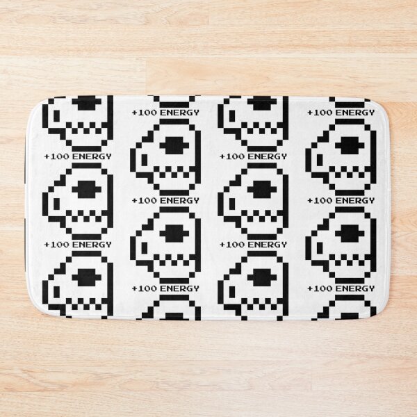 Item preview, +100 Energy Pixel Coffee Cup (black) designed and sold by garlicfriendsco.