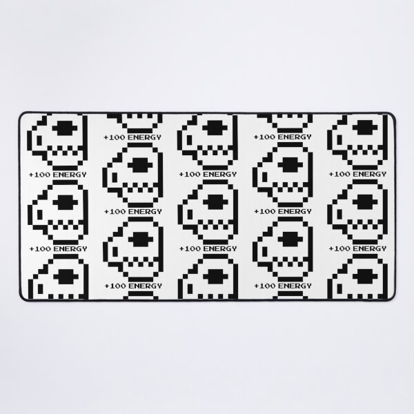 Item preview, +100 Energy Pixel Coffee Cup (black) designed and sold by garlicfriendsco.