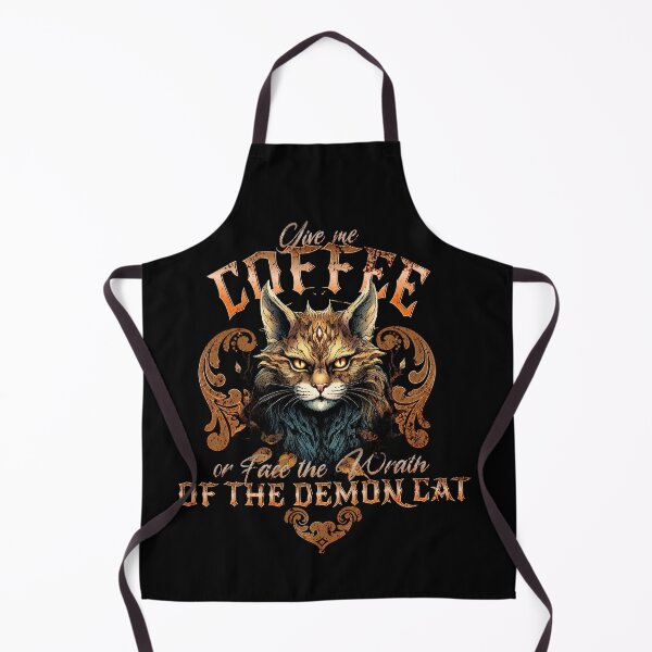 Item preview, Kopie von Give Me Coffee or Face the Wrath of the Demon Cat designed and sold by EULALIA Twarog.