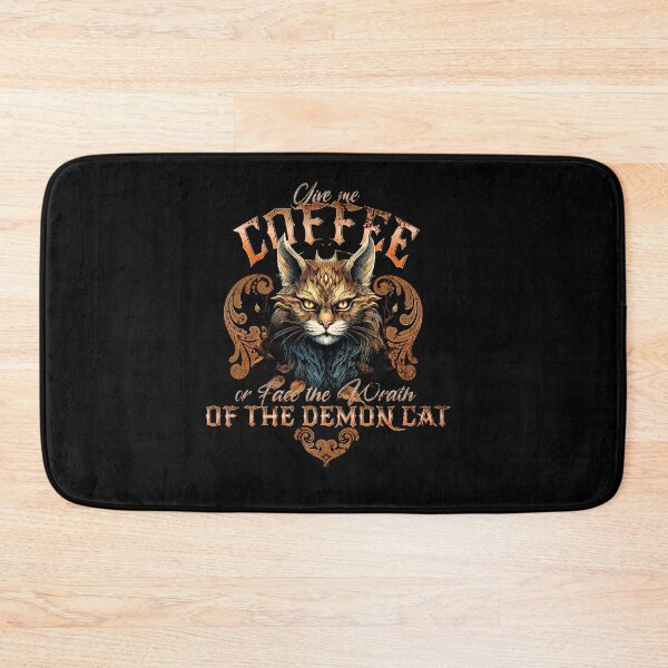 Item preview, Kopie von Give Me Coffee or Face the Wrath of the Demon Cat designed and sold by EULALIA Twarog.