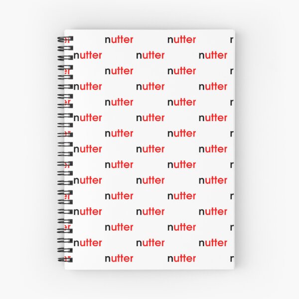 Item preview, Nutter Black Red fun Chocolate spread logo designed and sold by ModSupporters.