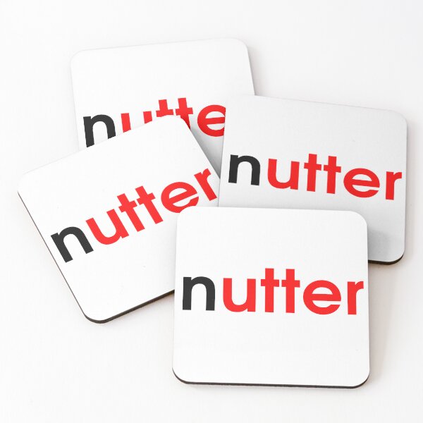 Item preview, Nutter Black Red fun Chocolate spread logo designed and sold by ModSupporters.