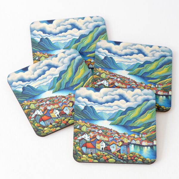 Item preview, Fjord Town 14 designed and sold by George Hutton Hunter.