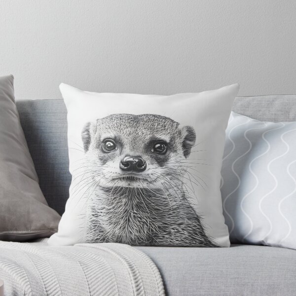 Item preview, Black and white weasel pencil drawing designed and sold by Pencil-Art.