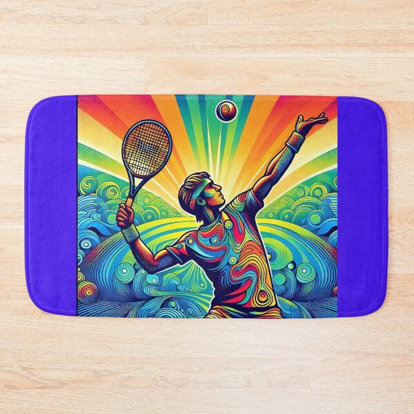 Item preview, Vibrant Tennis Player designed and sold by Indoni.