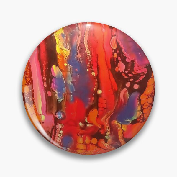 Artikelvorschau, Leuchtendes Rot und Gelb entworfen und verkauft von AmyAbstractArt.