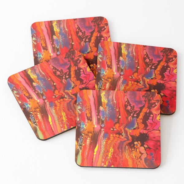 Item preview, Bright Red and Yellow designed and sold by AmyAbstractArt.