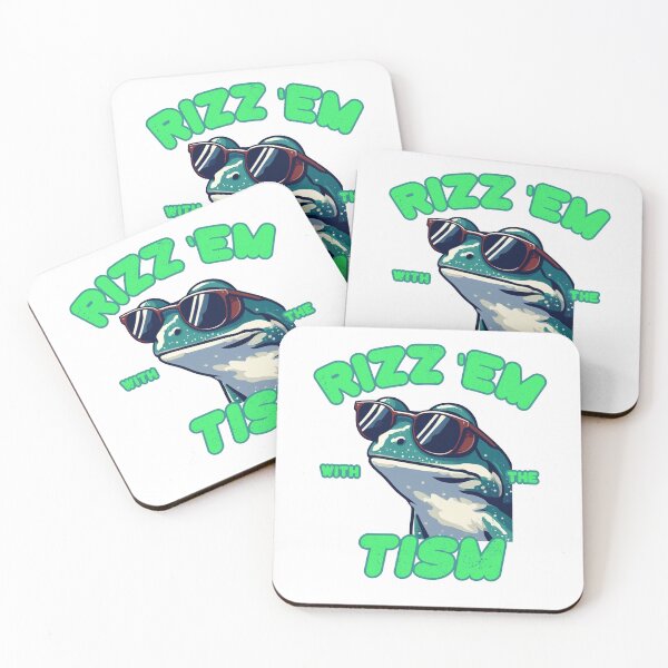 Item preview, Rizz em with tism Funny Animal Print designed and sold by StylishDesigns_ByJohn.