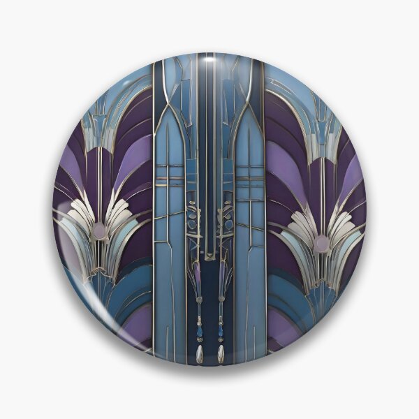 Item preview, Art Deco Nouveau Fan Pattern designed and sold by SloganExpress.