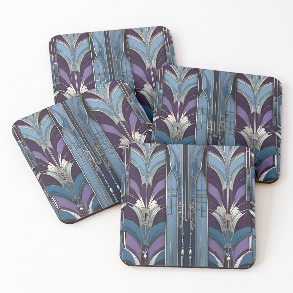 Item preview, Art Deco Nouveau Fan Pattern designed and sold by SloganExpress.