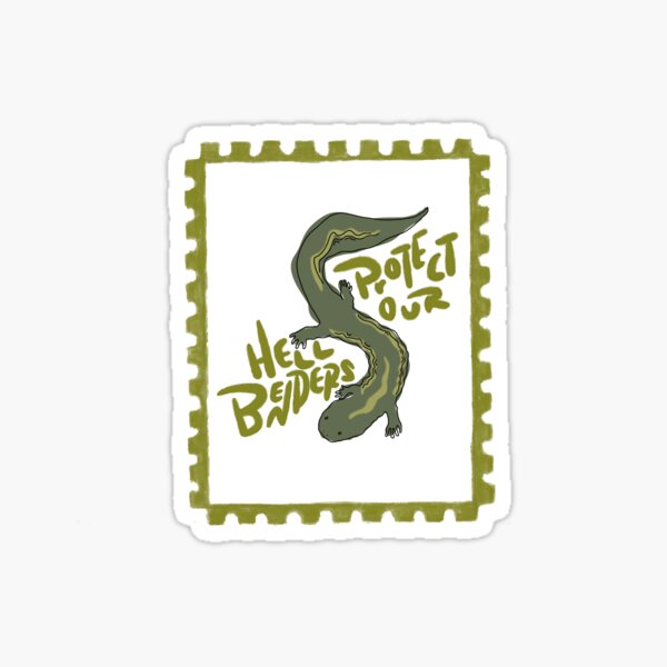 Item preview, Hellbender - Stamp designed and sold by Vie-Designs.