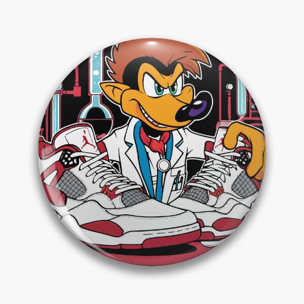 Item preview, a rebellious bandicoot experimenting with retro jordans 4  designed and sold by WearYoSneakers.