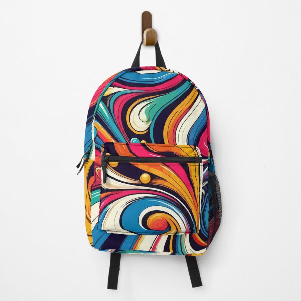 Item preview, Retro Rainbow Liquid Pattern designed and sold by TomFrontierArt.
