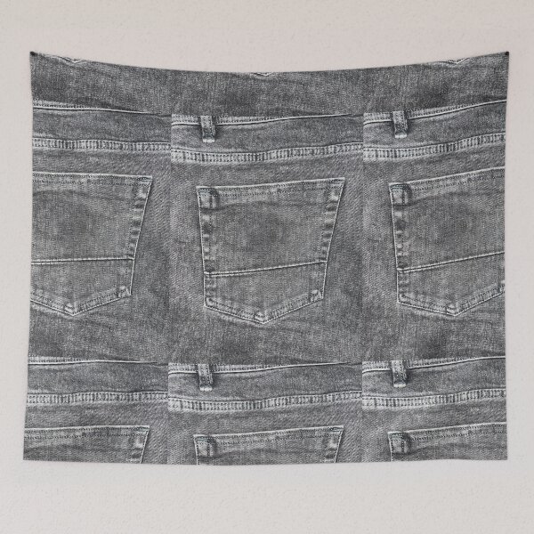 Item preview, Black Denim Pocket designed and sold by Binsagar.