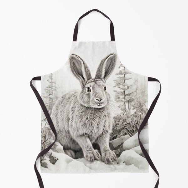Item preview, Black and white Rabbit pencil drawing designed and sold by Pencil-Art.