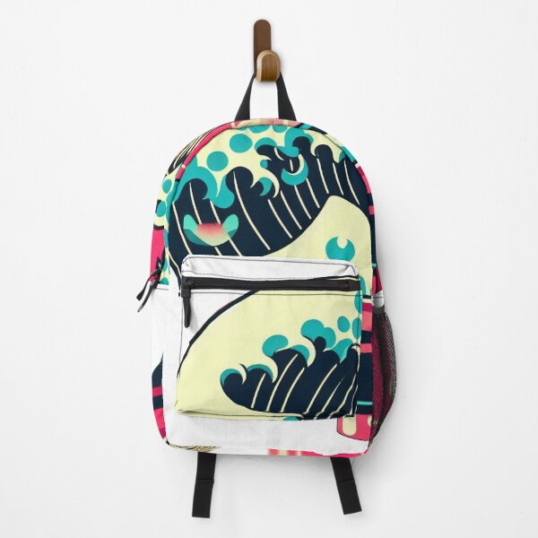 Item preview, Great Wave Ramen: Retro Neon Japanese Cuisine designed and sold by zoughlal.