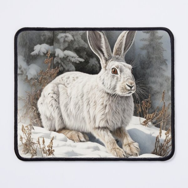 Item preview, Black and white Rabbit pencil drawing designed and sold by Pencil-Art.