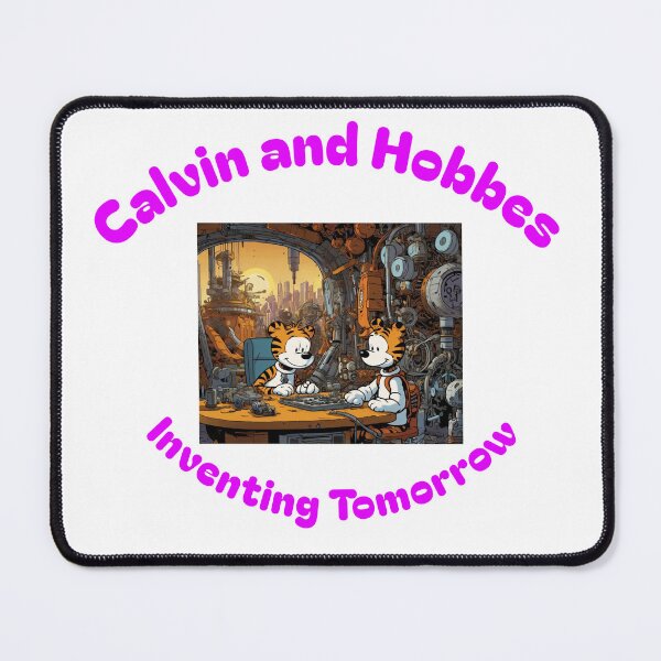 Item preview, Calvin and Hobbes-Inventing Tomorrow designed and sold by PrintPopTees.