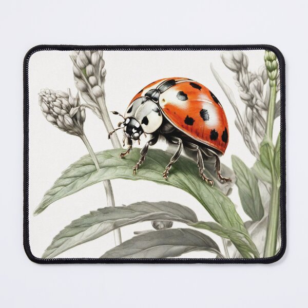 Item preview, Black and White Ladybug Pencil Drawing! designed and sold by Pencil-Art.