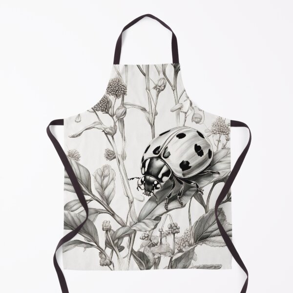 Item preview, Black and White Ladybug Pencil Drawing! designed and sold by Pencil-Art.