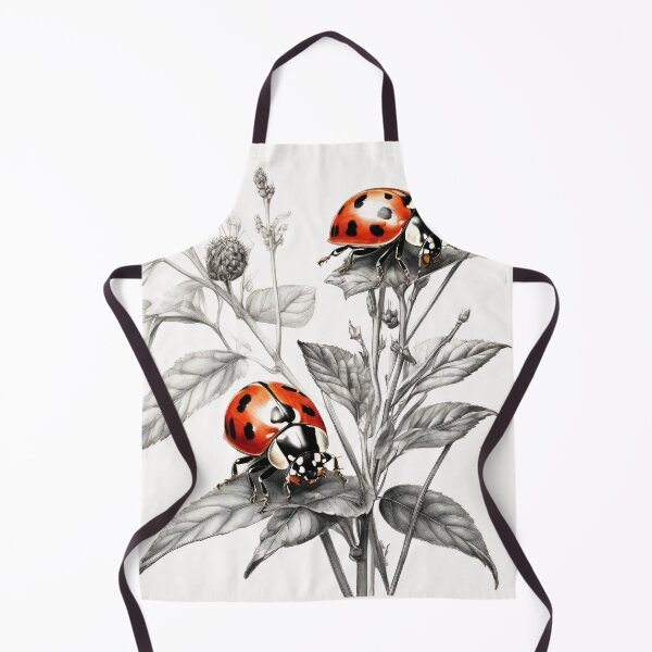Item preview, Black and White Ladybug Pencil Drawing! designed and sold by Pencil-Art.