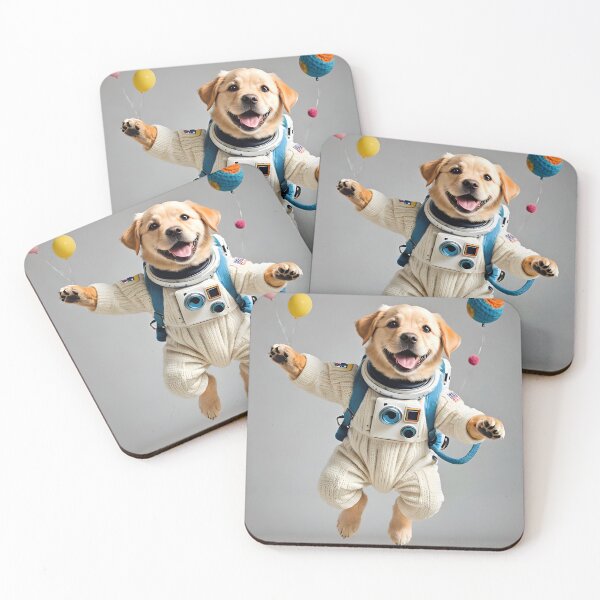 Item preview, Knitted lovable space Labrador  designed and sold by Studio Quirk.