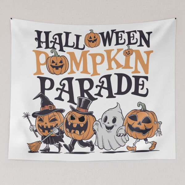 Item preview, Halloween Pumpkin Parade: A Spooky Spectacle designed and sold by JPees.