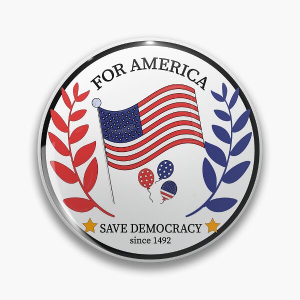 Item preview, Save democracy American liberty flag designed and sold by WilliamsGFX.
