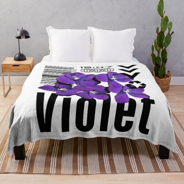 Item preview, Purple Flower with Black Text designed and sold by AveryZi.