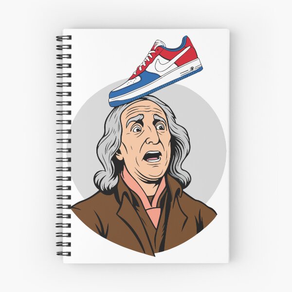 Item preview, sir isaac newton being hit by a nike air force one designed and sold by WearYoSneakers.