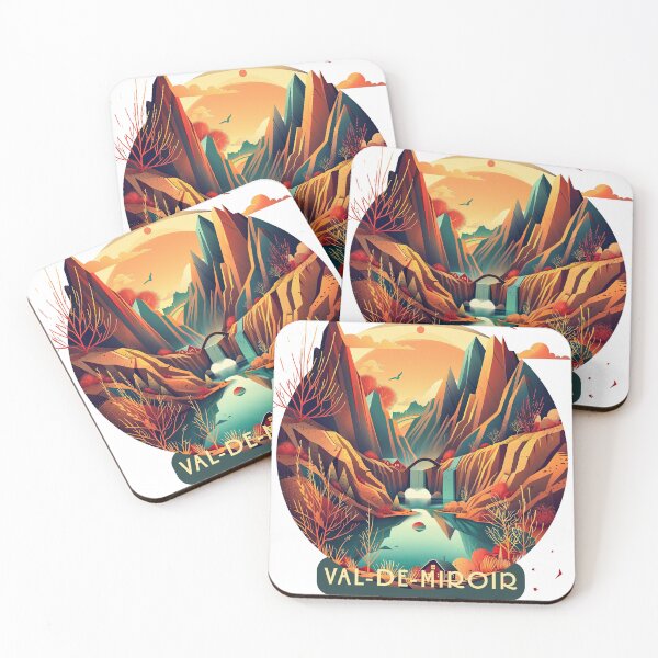 Item preview, Town of Val-de-Miroir designed and sold by ForeverPrintsOK.