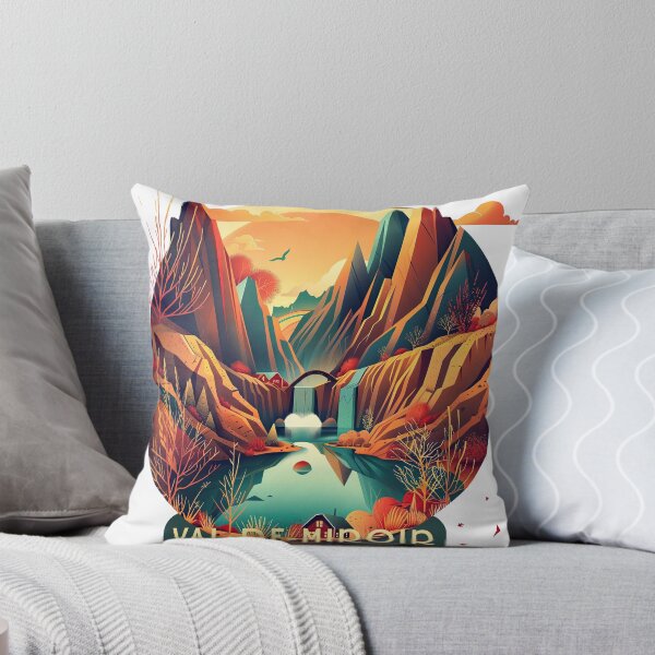 Item preview, Town of Val-de-Miroir designed and sold by ForeverPrintsOK.