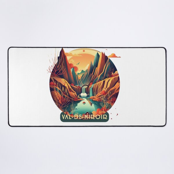 Item preview, Town of Val-de-Miroir designed and sold by ForeverPrintsOK.