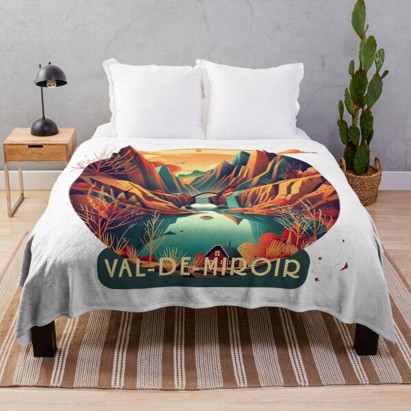 Item preview, Town of Val-de-Miroir designed and sold by ForeverPrintsOK.