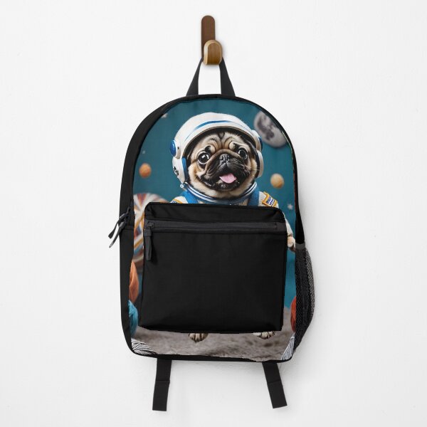 Item preview, Knitted lovable space pug designed and sold by Studio Quirk.