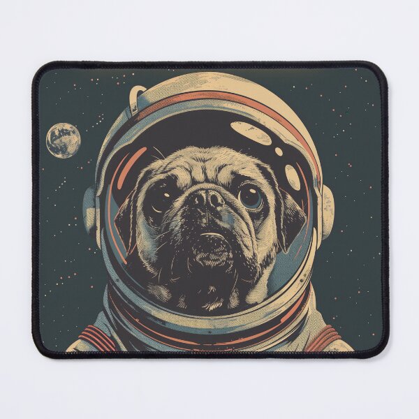 Item preview, The first dog on the moon designed and sold by Foxxys.