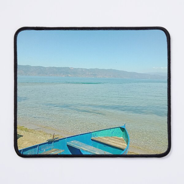 Item preview, Small Boat and Lake Ohrid designed and sold by Dreammkd.