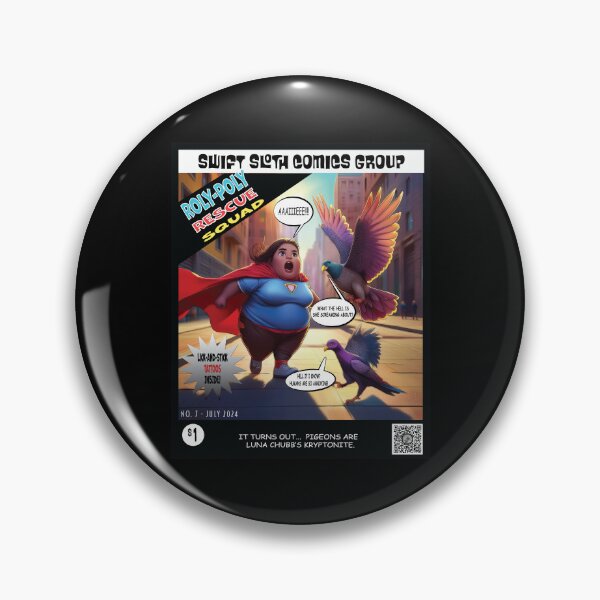 Item preview, Roly-Poly Rescue Squad - Pigeon Kryptonite - Issue 7 designed and sold by SwiftSlothMedia.