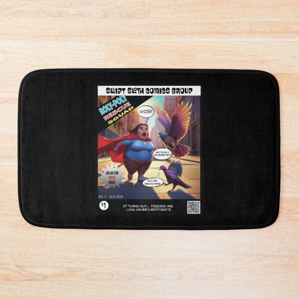 Item preview, Roly-Poly Rescue Squad - Pigeon Kryptonite - Issue 7 designed and sold by SwiftSlothMedia.