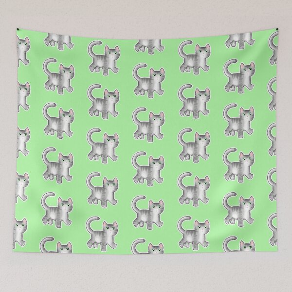 Item preview, Gray & White Cat designed and sold by Percy Everett.