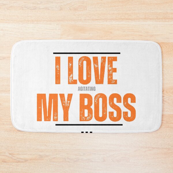Item preview, love agitating my boss designed and sold by Gerardo Segismundo.