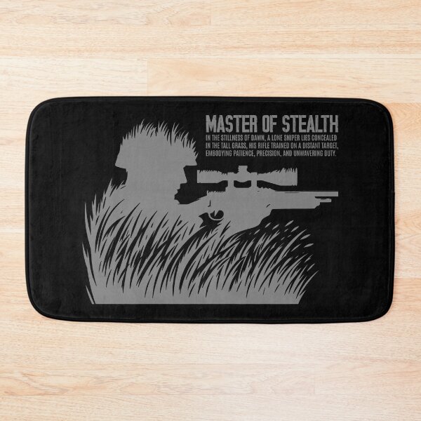 Item preview, Stealth Sniper: Concealed Precision in Gray designed and sold by SplashTastic.
