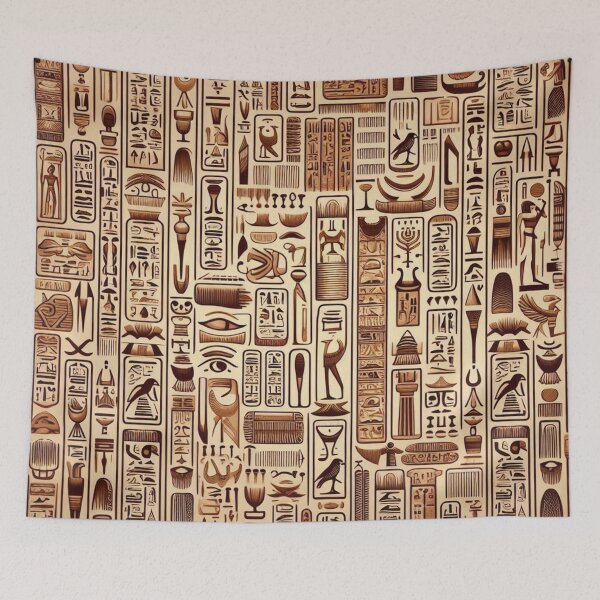 Item preview, Ancient Papyri: Timeless Egyptian Fabric Pattern designed and sold by Rui Fernandes.