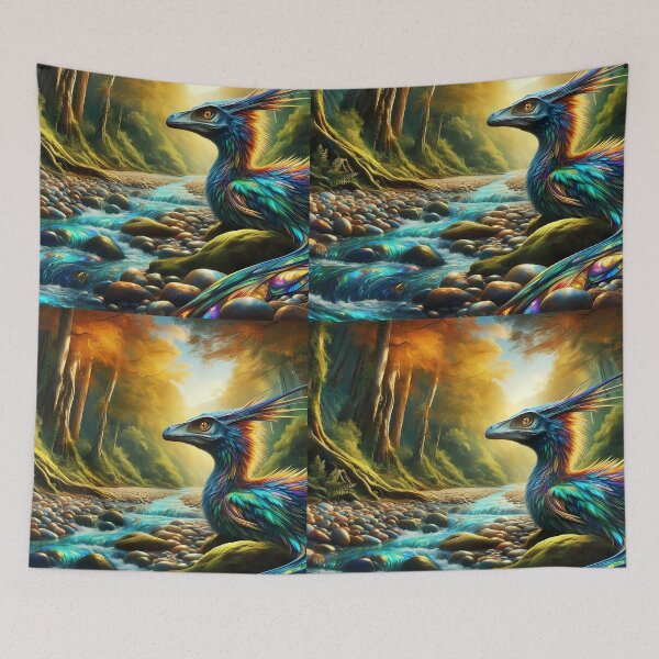 Item preview, Pteranodon Dinosaur Bird Art designed and sold by EmeraldeaArt.