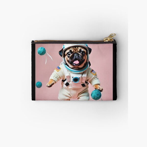 Item preview, Knitted lovable space pug designed and sold by Studio Quirk.