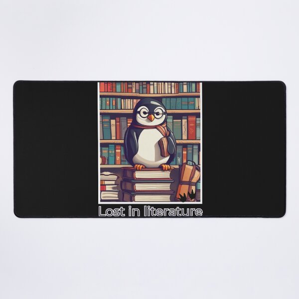 Item preview, Back to School - Lost in literature for penguin lovers designed and sold by penguinarchives.